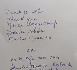 kaartje tekst boom