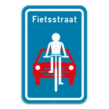 fietsstraat bord