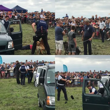 collage politiedemo 