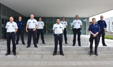 groepsfoto versterking federale politie 