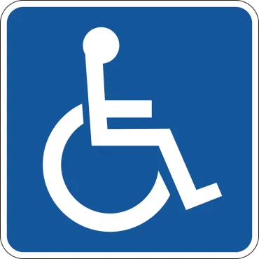 Parkeerplaats voor persoon met een handicap
