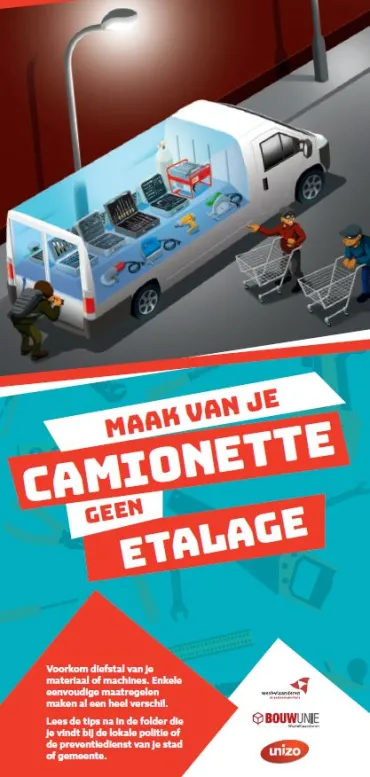 Maak van je camionette geen etalage 