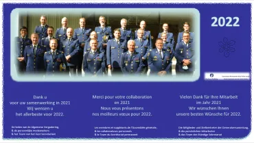 De Vaste Commissie van de Lokale Politie tijdens de installatiezitting van 21/09/21.