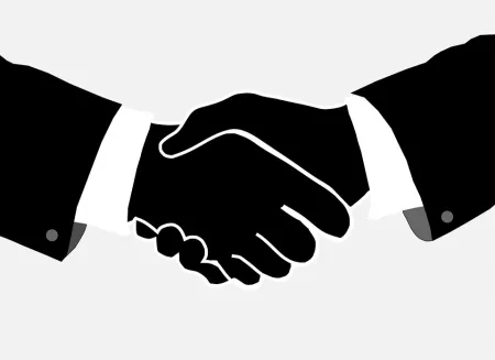 Handschudden - samenwerking