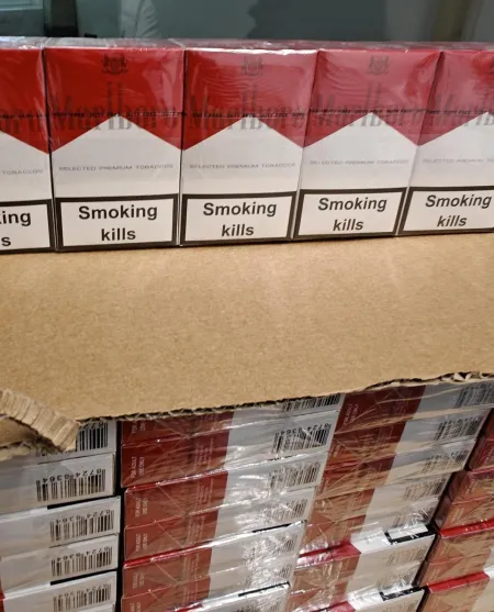 lading in beslag genomen sigaretten