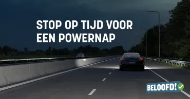 Stop op tijd voor een powernap