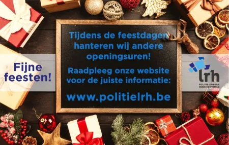 Openingsuren feestdagen