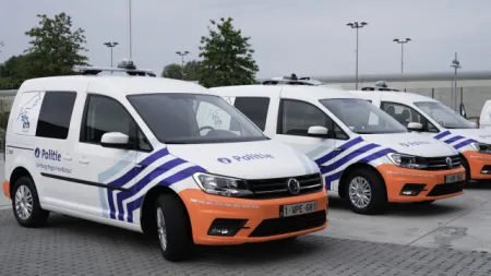 Voorstelling nieuwe voertuigen hondengeleiders