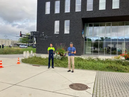 Demonstratie drone