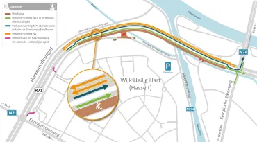 Plattegrond werken Herkenrodesingel