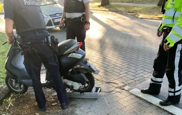 Controle bromfiets