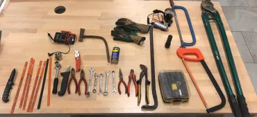 Gereedschap koperdiefstal