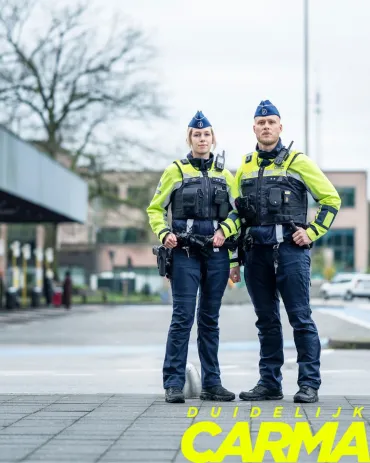 Politie aan het station