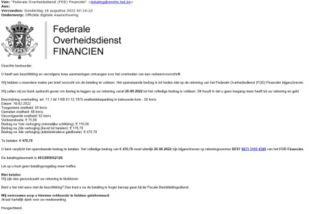FOD Justitie - screenshot