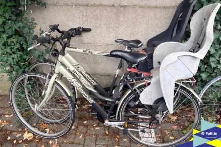 Set fietsen dames- en herenfiets