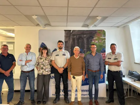 Foto vergadering buurtinformatienetwerk PZ Vlaamse Ardennen