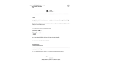 fraudemail FOD Financiën