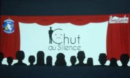 « Chut au silence » est mené avec le CPMS et une troupe de théâtre.