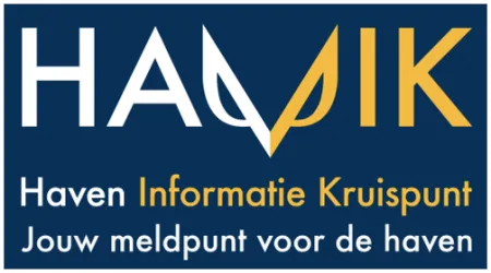 Logo Havik: Haven Informatie Kruispunt - jouw meldpunt voor de haven