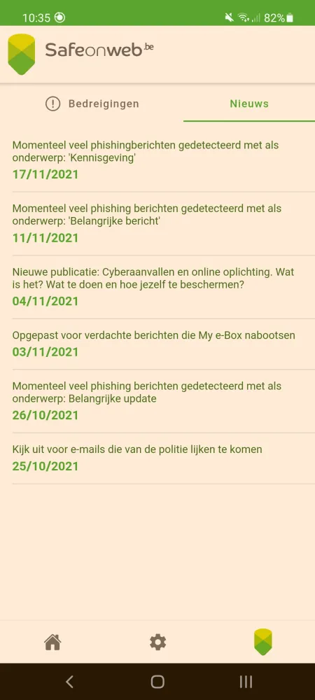 Safe on web app