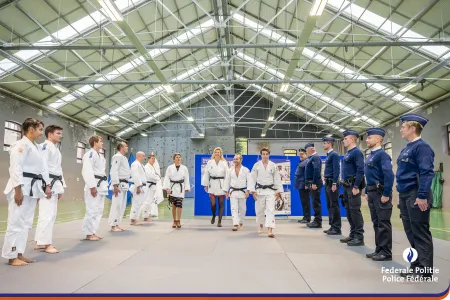 Buitengewone samenwerking tussen politie en Judo Belgium: ‘Respect, altijd en overal’