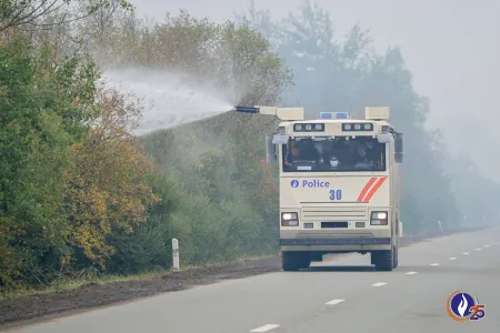 Meer dan 300 politiemensen ingezet bij brandbestrijding in de Hoge Venen