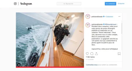 Franse politie daagt ons uit op Instagram: 'liken' maar die foto!