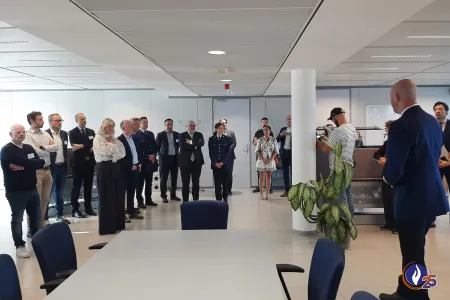 Officiële inhuldiging van het Communicatie- en Informatiecentrum van de Federale Politie van Waals-Brabant in Nijvel