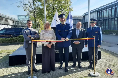 Officiële inhuldiging van het Communicatie- en Informatiecentrum van de Federale Politie van Waals-Brabant in Nijvel