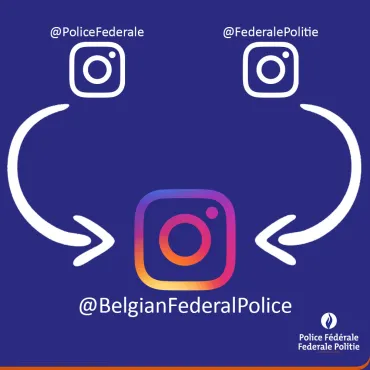 Suivez nous sur Instagram : @BelgianFederalPolice