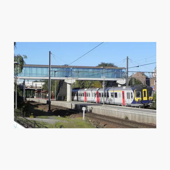 Zware slagen in het station van Auvelais