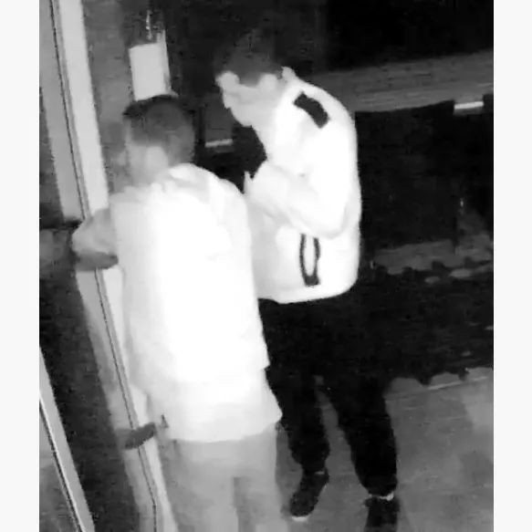 VIDEO - Bewakingsbeelden van 2 inbrekers in regio Oosterzele