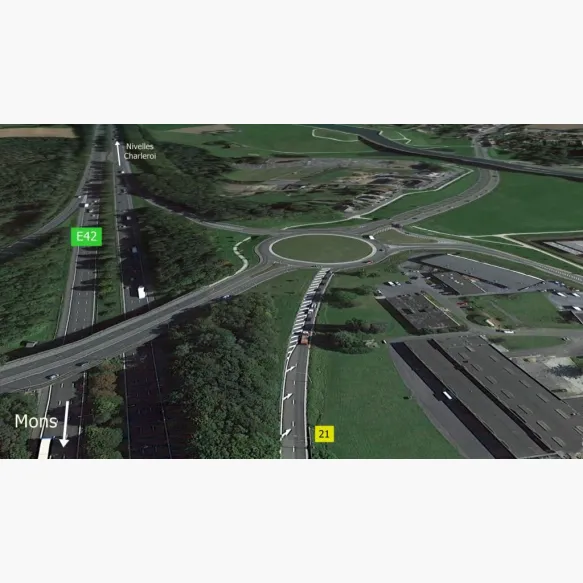 Verkeersagressie in La Louvière