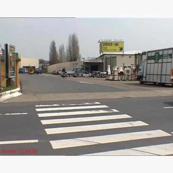 Gewonde man op de Makro parking