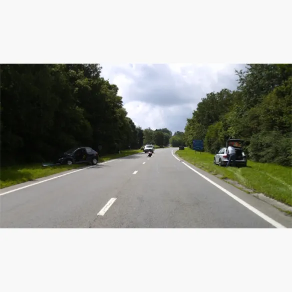 Verkeersongeval op de RN 97 ter hoogte van Ciney