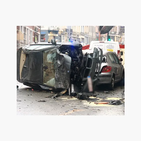 Verkeersongeval in Brussel 