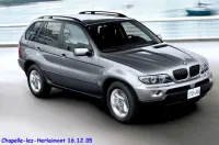 Ontdekking van een lijk in een uitgebrande BMW X5