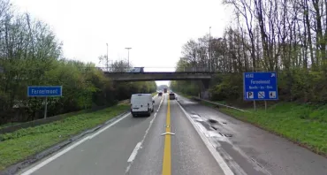 Opzettelijk gooien van betonblokken in Fernelmont